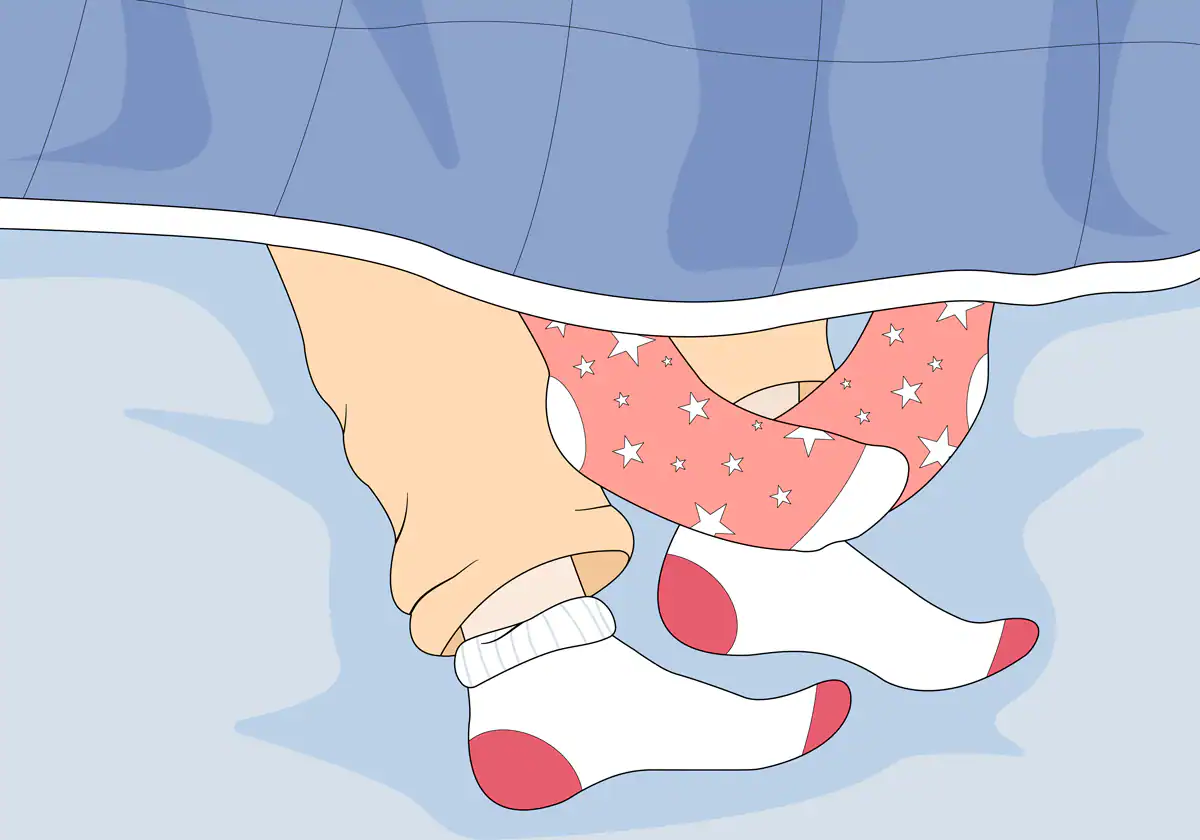 Dormir con calcetines: ¿sí o no? Ventajas e inconvenientes