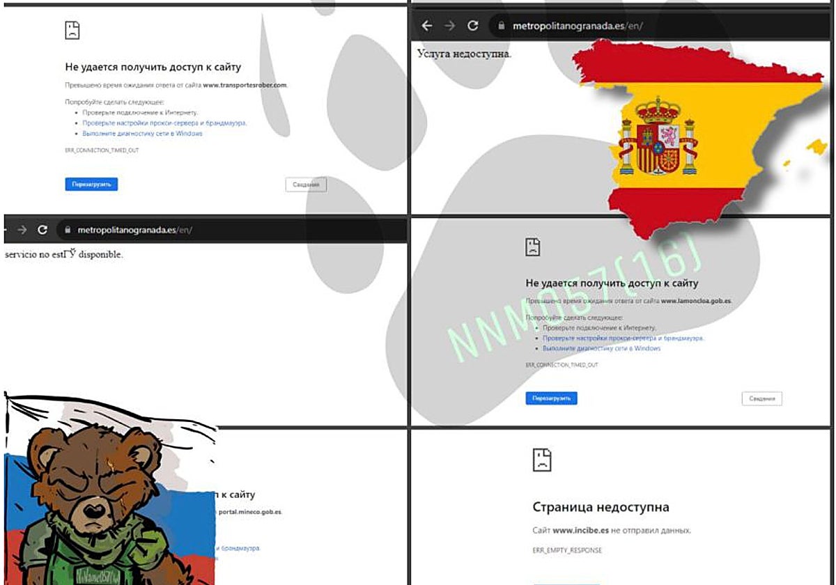 Captura de pantalla del comunicado de los hackers rusos este viernes