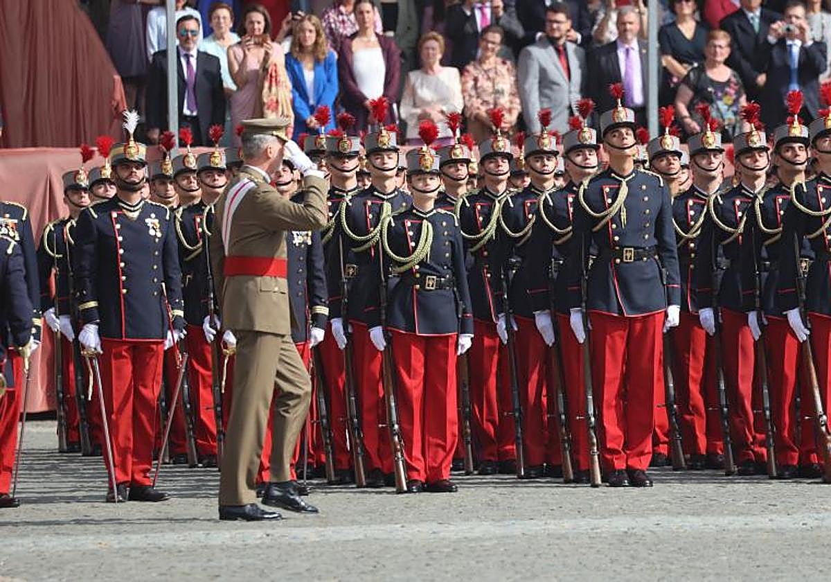 Más de 840.000 espectadores siguieron la jura de bandera de la Princesa Leonor
