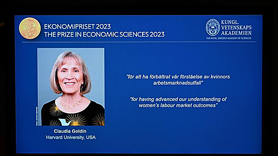 Claudia Goldin, Premio Nobel de Ciencias Económicas 2023