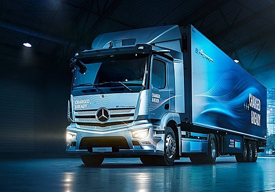 El camión eléctrico de Mercedes-Benz, eActros.