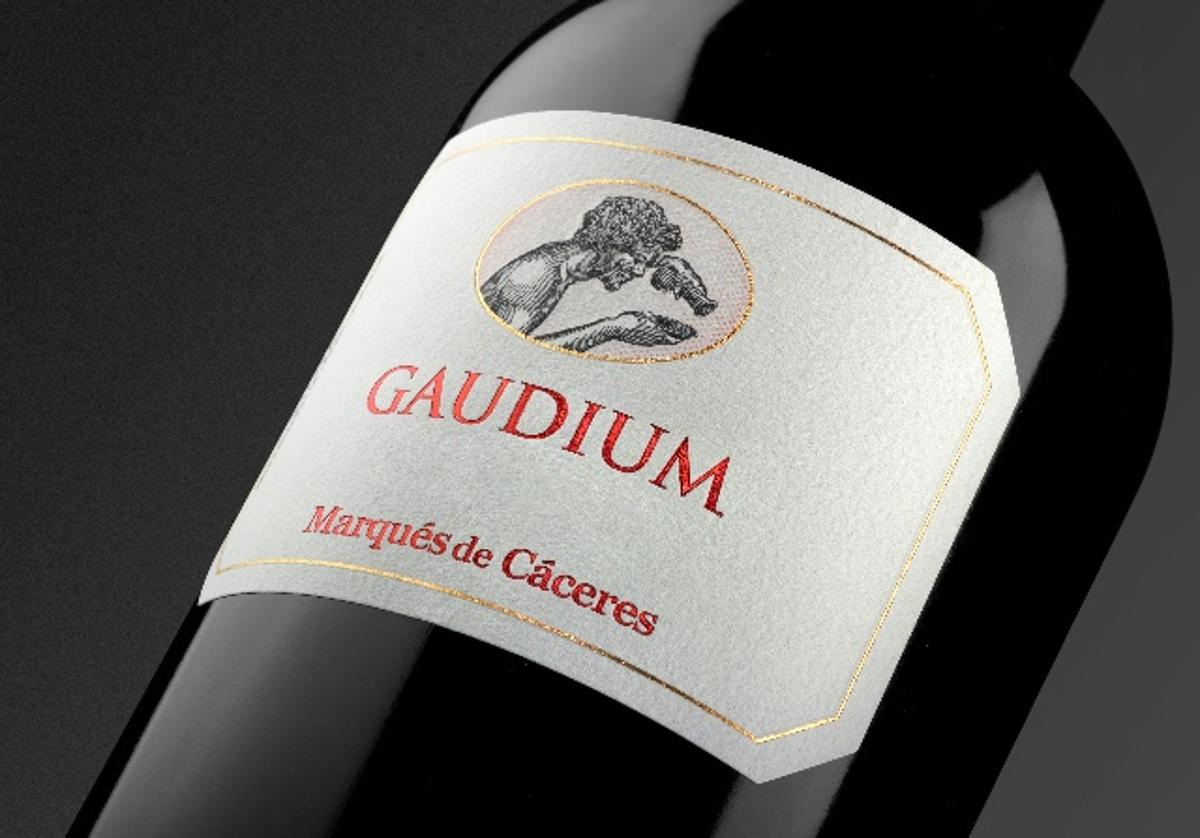 Botella de Gaudium de Marqués de Cáceres