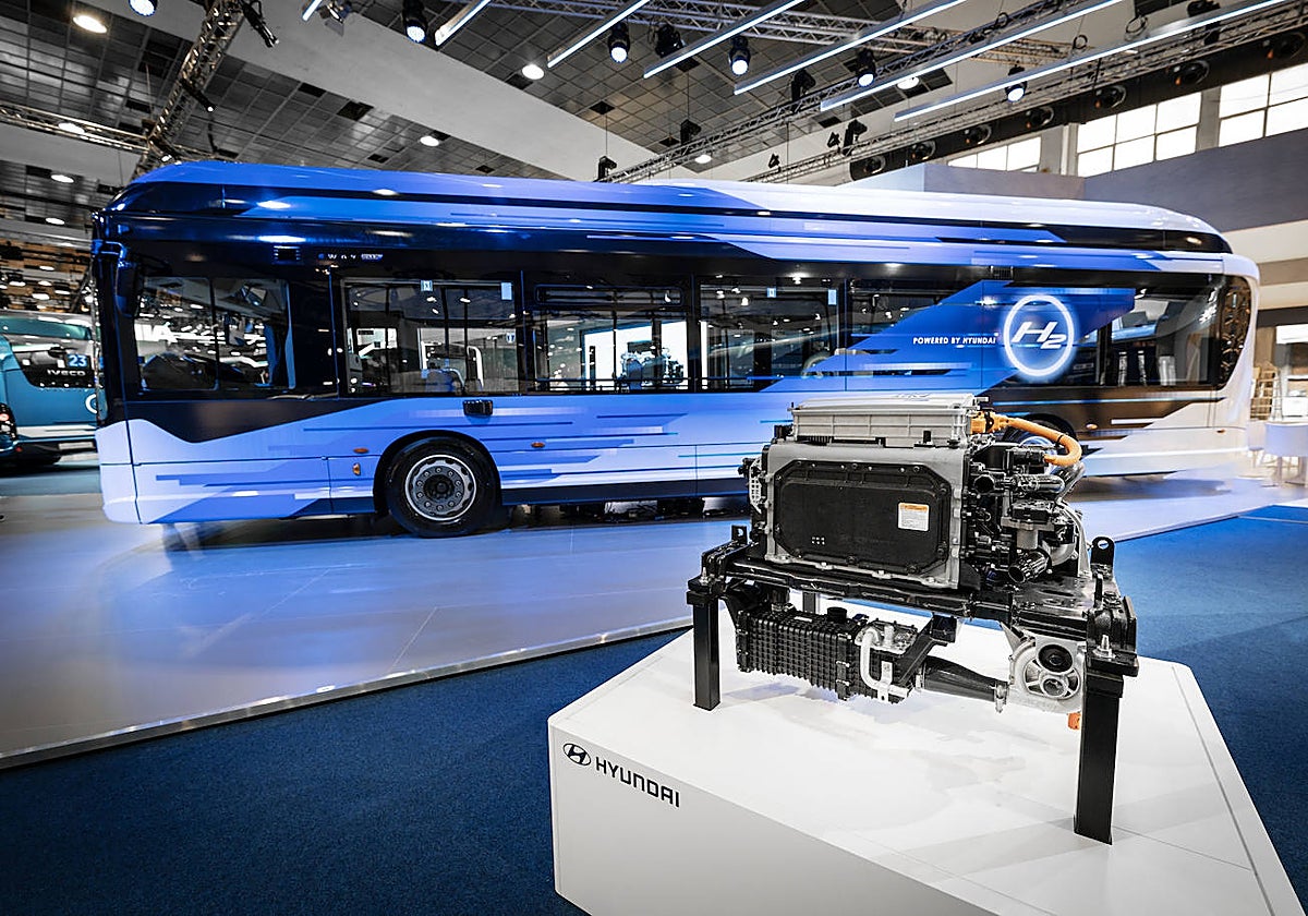 El autocar en la feria de Bruselas