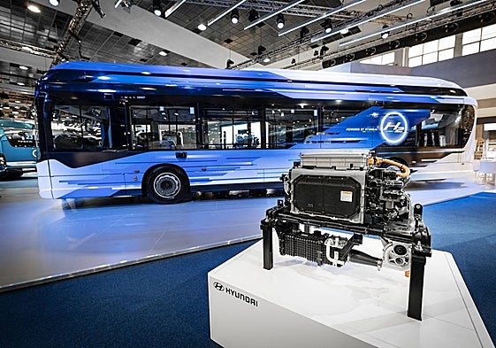 El autocar en la feria de Bruselas