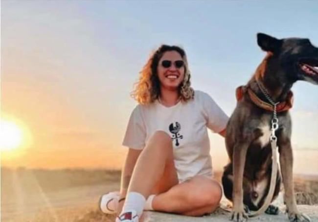 La joven Inbal Rabin-Lieberman, en una foto de la familia.