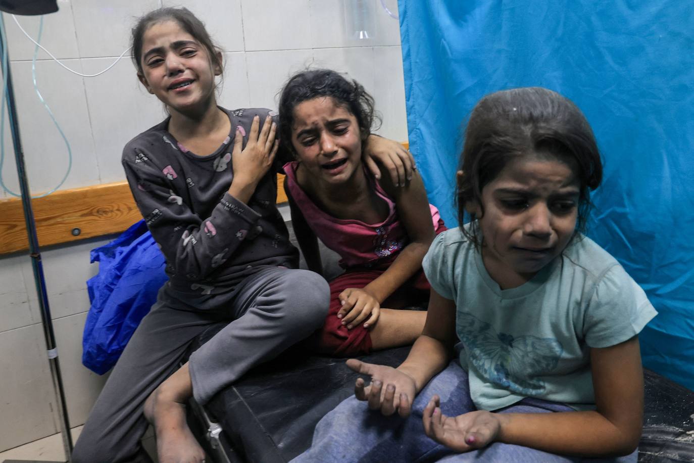 Las imágenes del ataque al hospital de Gaza