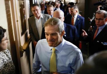 El ultraderechista Jim Jordan suspende su candidatura para ser portavoz del Congreso de EE UU