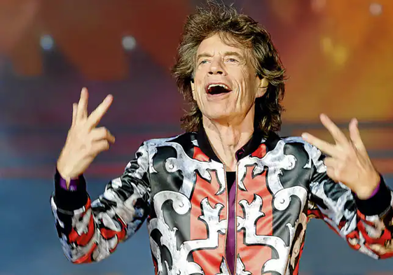 Mick Jagger en un concierto en 2018.