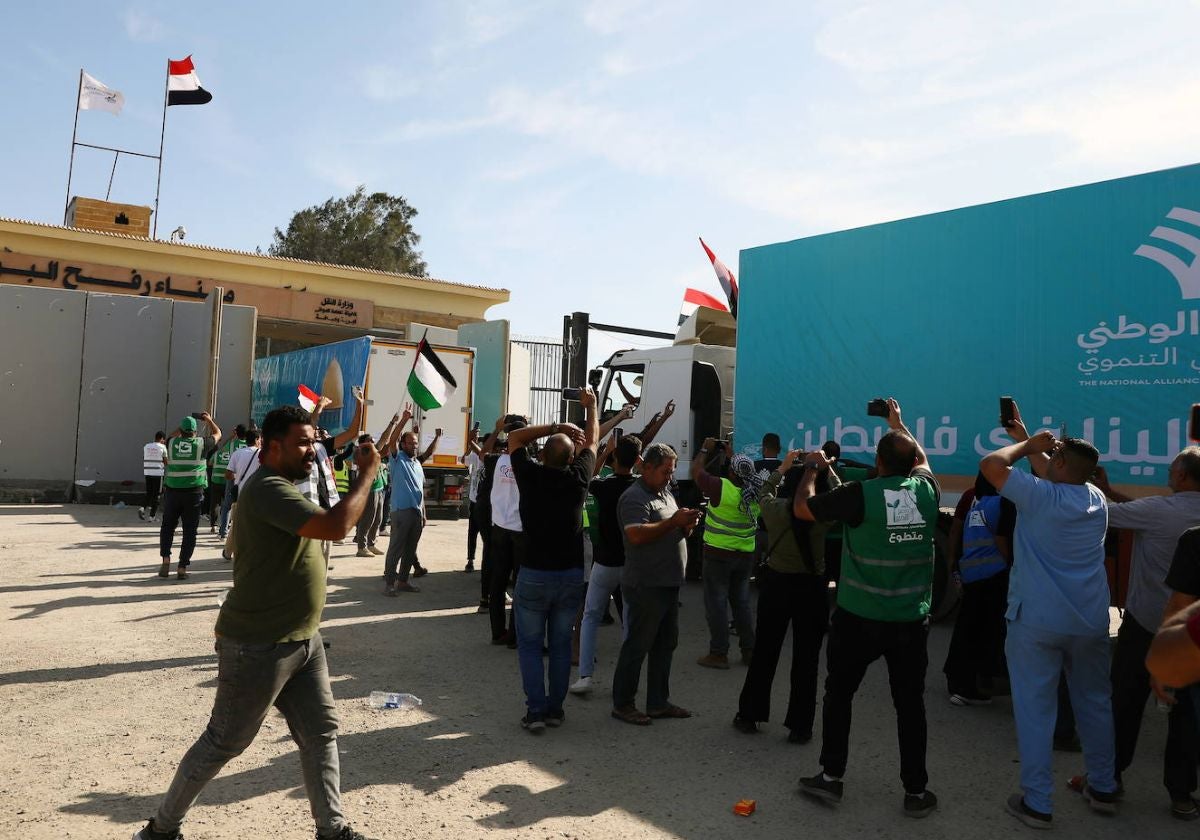 Entrada de la ayuda a Gaza