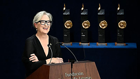 Meryl Streep anuncia su ruptura matrimonial tras triunfar en Oviedo