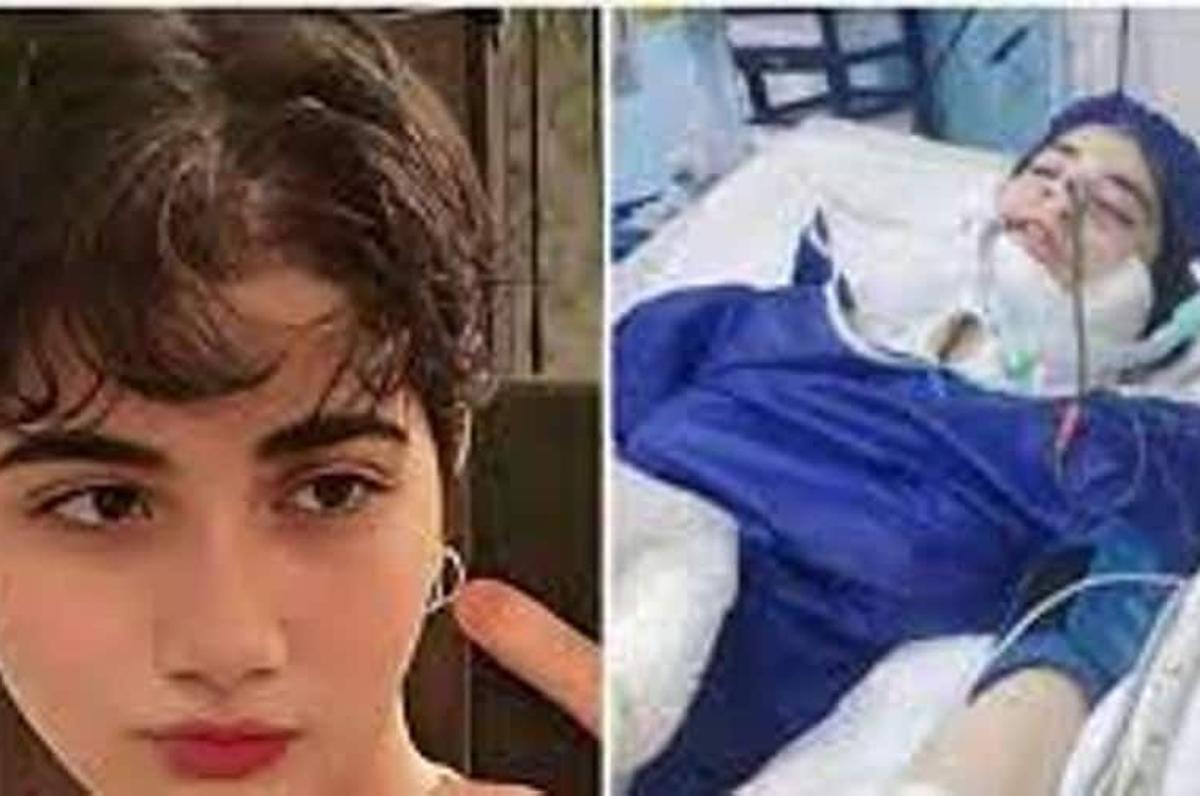 La joven Armita Geravand, hospitalizada y en coma desde el pasado 1 de octubre.