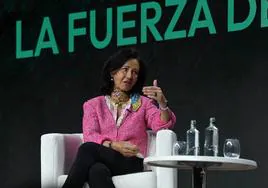 La presidenta del Banco Santander, Ana Botín, en el XXVI Congreso de la Empresa Familiar