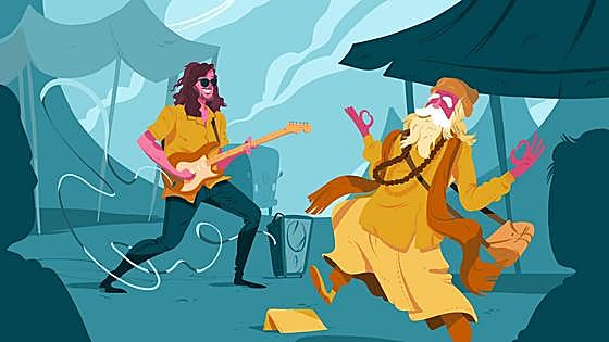 El músico del mapamundi
