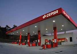 Estación de servicio de Cepsa.
