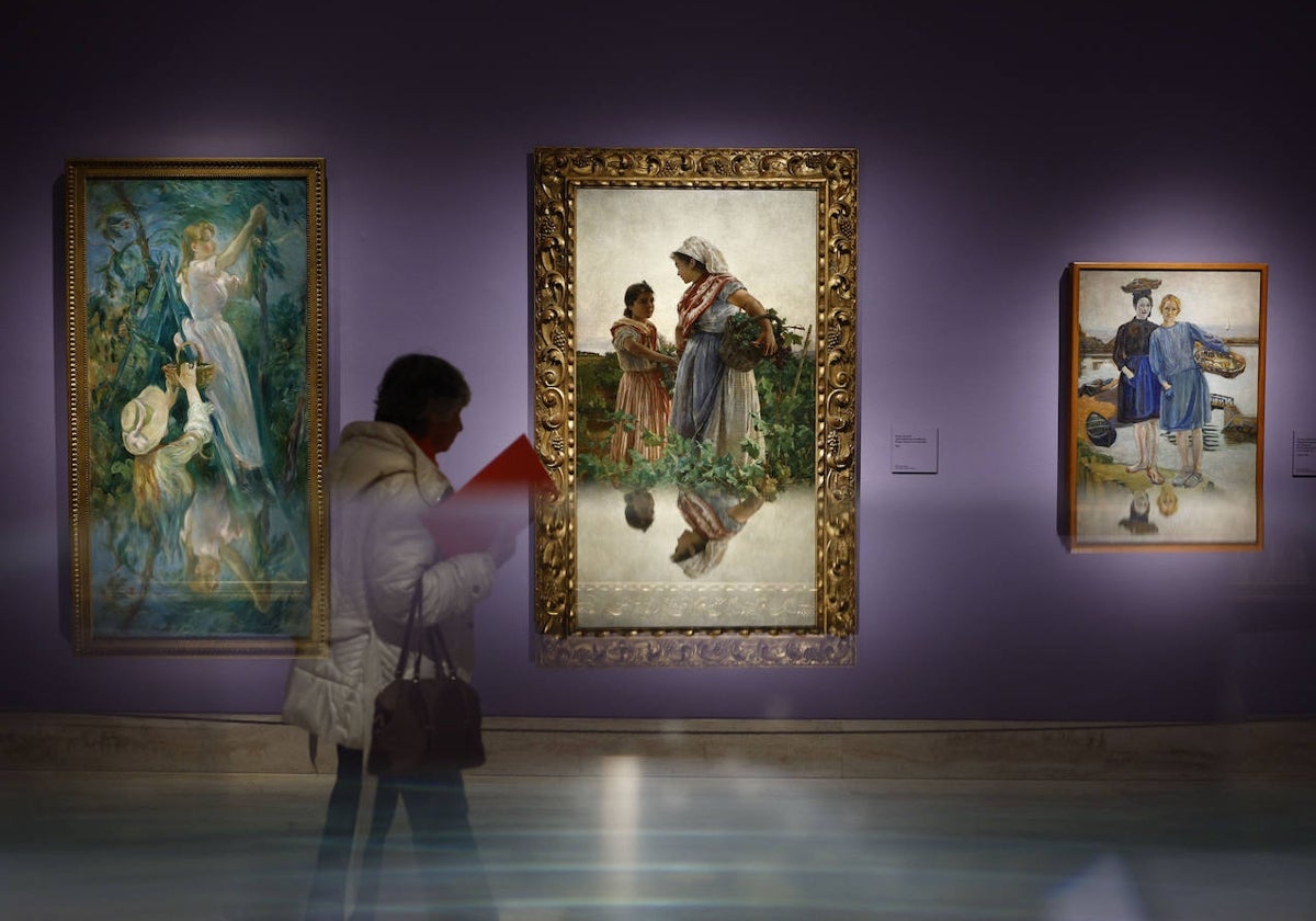 Una de las ocho salas de 'Maestras', en cartel en el museo Thyssen-Bornemisza hasta febrero.