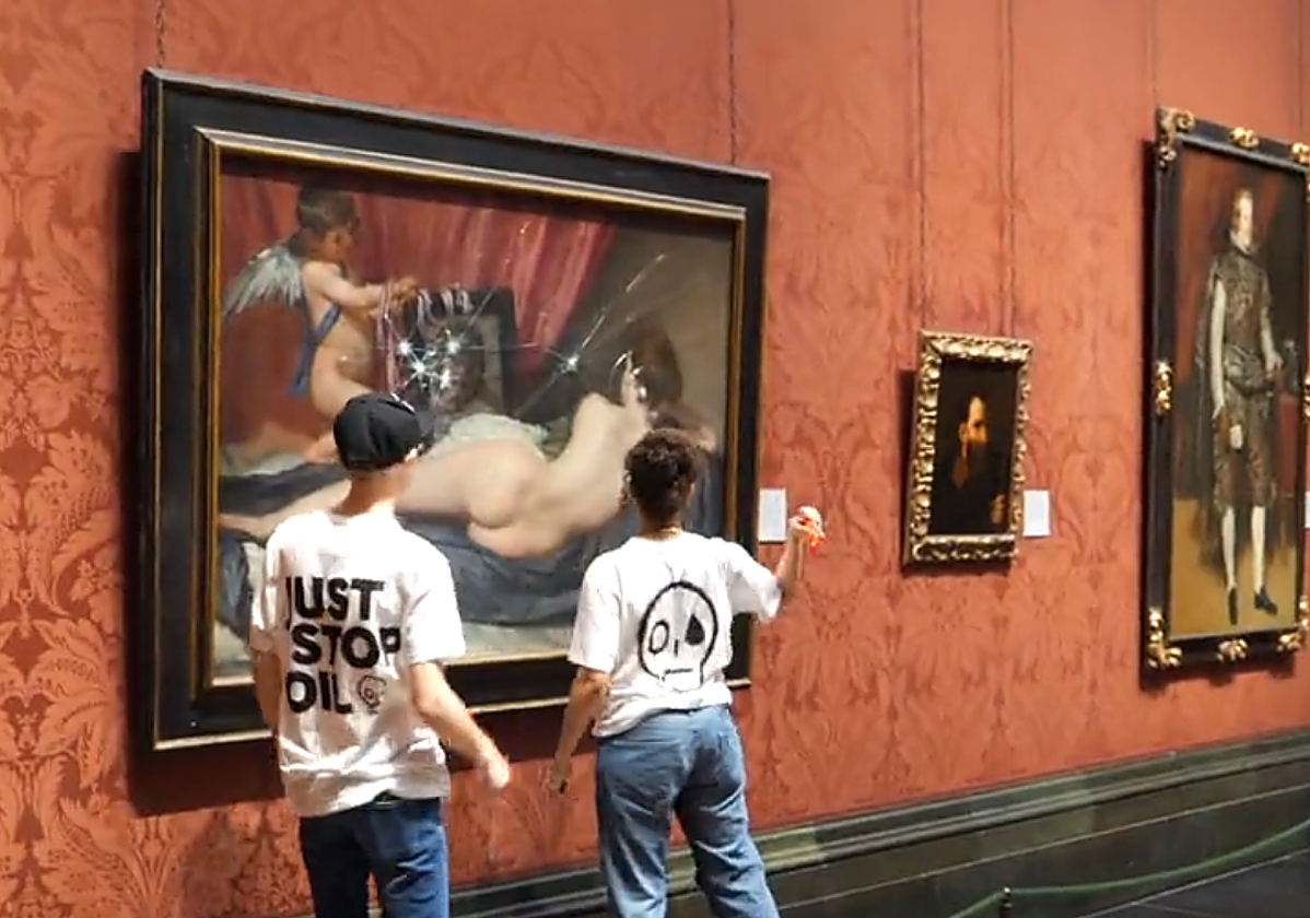 Atacan a martillazos a la Venus del Espejo de Velázquez en la National Gallery de Londres