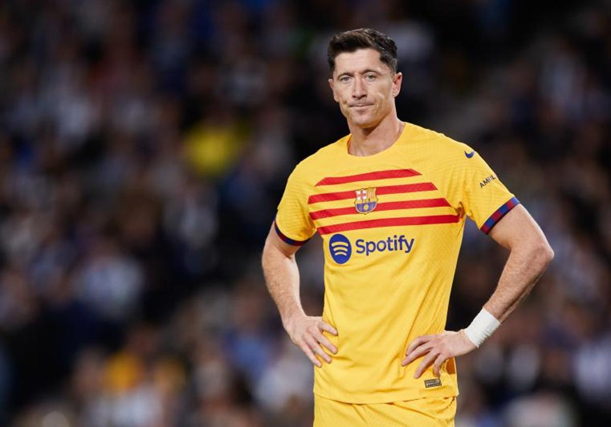 El Barça necesita los goles de Robert Lewandowski.