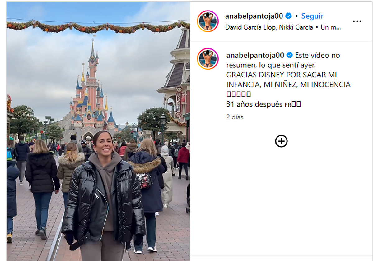 Anabel Pantoja, en Disney