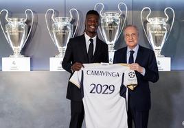 El Real Madrid blinda a Camavinga hasta 2029
