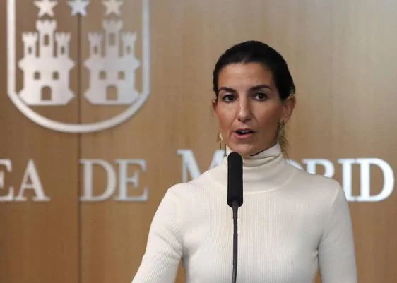 La líder de VOX en Madrid, Rocío Monasterio, tras el pleno en la Asamblea de Madrid,