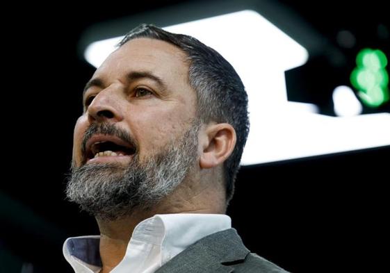 Santiago Abascal comparece tras una reunión del Comité de Acción Política de Vox