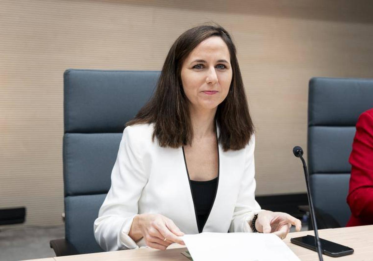 La secretaria general de Podemos, Ione Belarra.