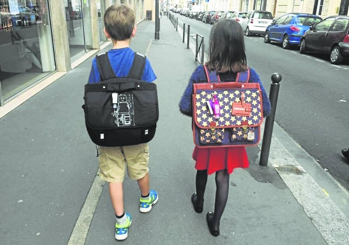 Algunos colegios franceses sólo dan clase cuatro días a la semana.