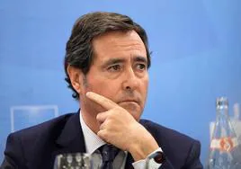 El presidente de la CEOE, Antonio Garamendi.