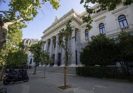 Palacio de la Bolsa de Madrid.