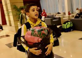 Hispanopalestinos evacuados de Gaza por la guerra y repatriados a España