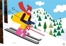 El entrenamiento evita lesiones en el esquí