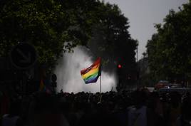 Manifestación del orgullo gay en París.