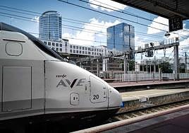 Imagen de un tren de Alta Velocidad.