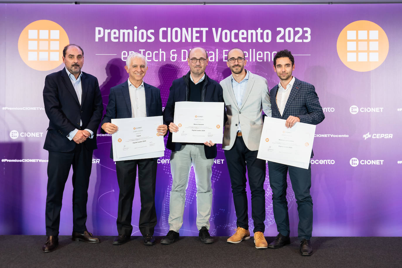 Finalistas y premiados en los Premios CIONET Vocento.