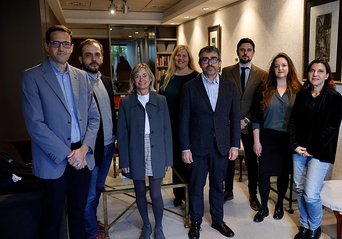 Foto del jurado del Premio David Gistau.