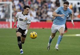 El Valencia y el Celta se quedan sin pólvora en Mestalla