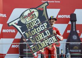 Bagnaia se corona bicampeón del mundo de MotoGP en Valencia