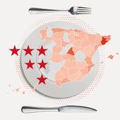 El listado de los restaurantes con Estrella Michelin por provincias