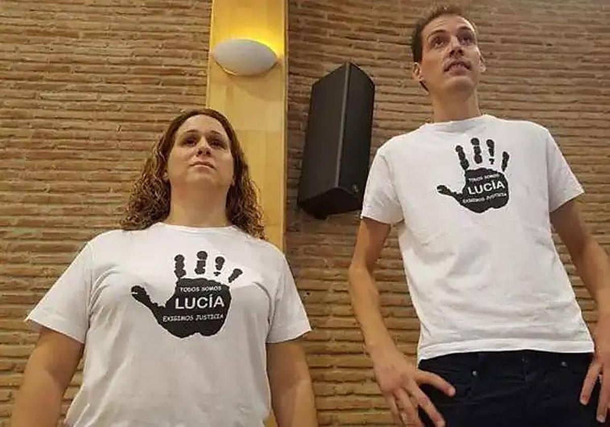 Los padres de Lucía Vivar.