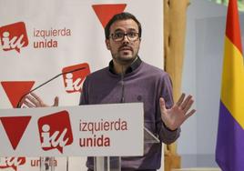 Alberto Garzón se despide este viernes formalmente de su cargo ante la Coordinadora Federal de IU.