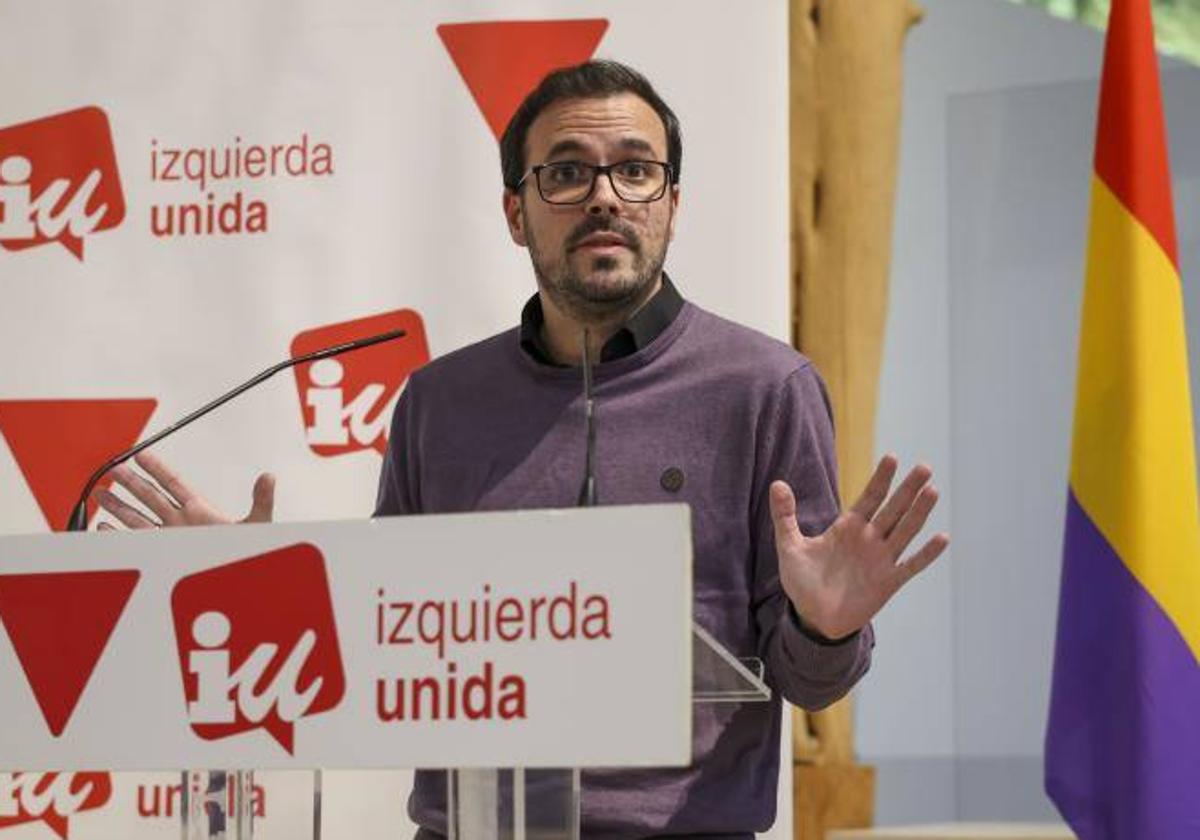 Alberto Garzón se despide este viernes formalmente de su cargo ante la Coordinadora Federal de IU.