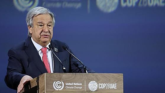 Guterres (ONU): «No podemos salvar un planeta en llamas con una manguera de combustibles fósiles»
