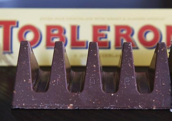 Un producto de chocolate de la marca Toblerone.