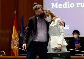 Iglesias y Díaz exhiben complicidad el día que el fundador de Podemos dejó la vicepresidencia del Gobierno en manos de su sucesora.