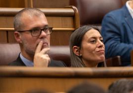 La diputada y portavoz de Junts en el Congreso, Miriam Nogueras, durante el debate de ayer en el Congreso