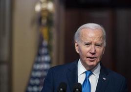 El presidente estadounidense, Joe Biden, en una rueda de prensa en Washington.