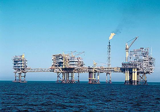 Plataforma petrolífera.