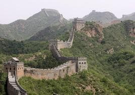 Vista de la Gran Muralla China.