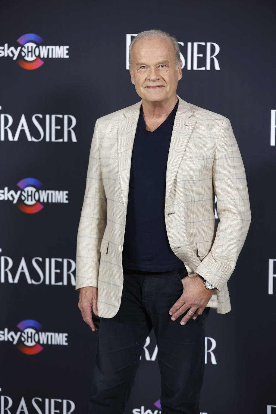 Kelsey Grammer posa, durante la presentación del 'reboot' de 'Frasier' en Madrid.