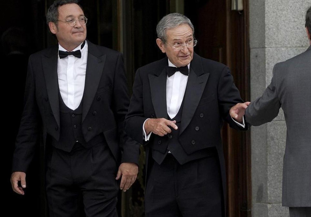 El fiscal general Álvaro García Ortiz y el presidente interino del Tribunal Supremo, Francisco Marín Castán, en la pasada apertura del año judicial.